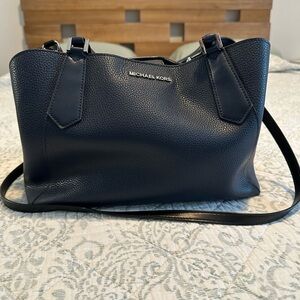 Large navy Michael Kors tote